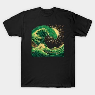 GREEN WAVE T-Shirt